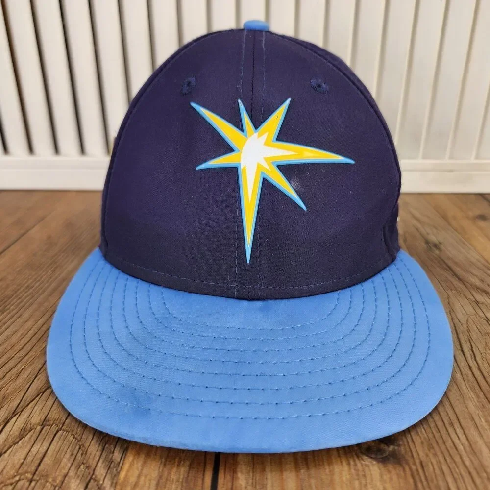 Tampa Bay Rays 2018 Spring Training New Era 59fifty Sz 7 1/8 Hat Cap Navy Blue
